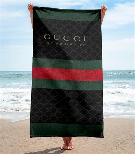 pink gucci beach towel|Gucci jacquard beach towel.